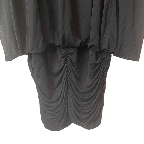 Vintage Long Sleeve Black Dress New Leaf by Samir - Picture 3 of 4